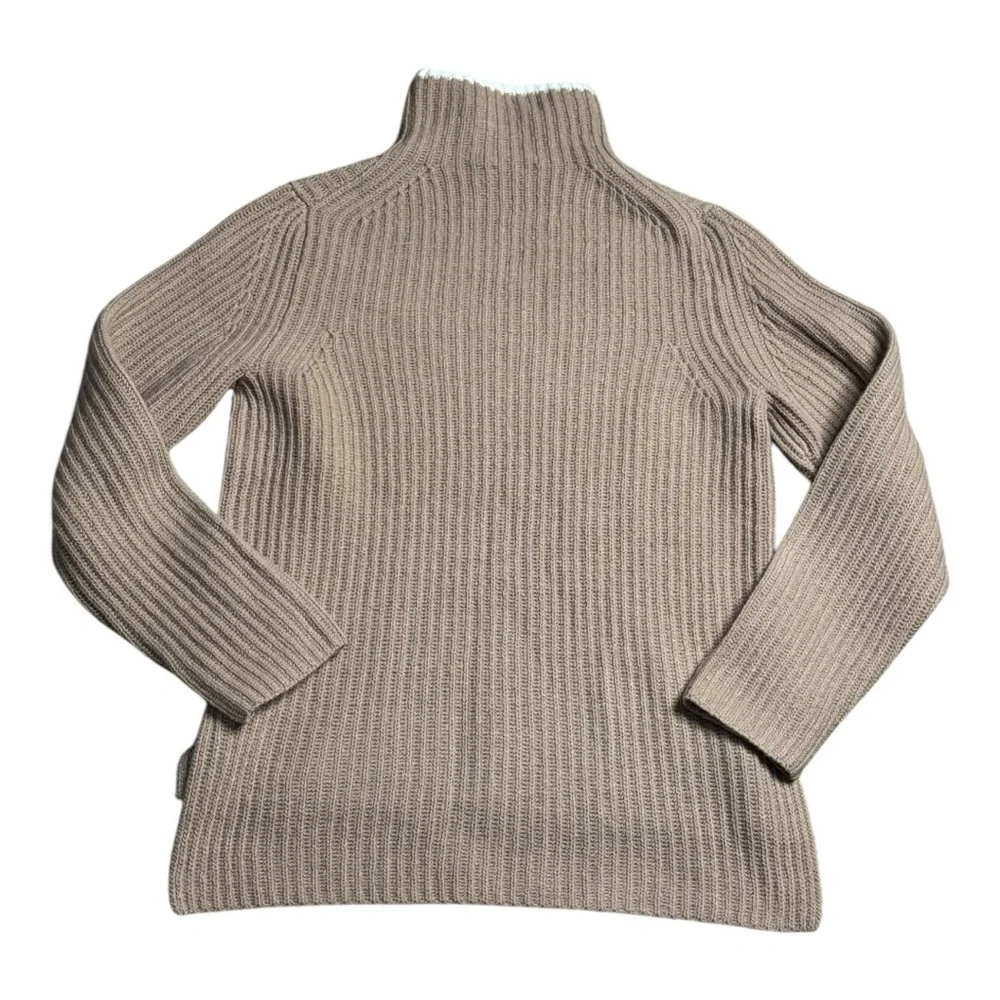 Theory Karenia Turtleneck Felted Wool Cashmere Sweater size P